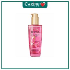 LOREAL ELSEVE EXTRAORDINARY HIGH SHINE OIL FOR FRIZZY HAIR TREATMENT (PINK) 100ML