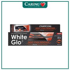 WHITE GLO CHARCOAL DEEP STAIN REMOVER TOOTHPASTE 150G