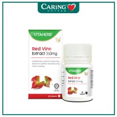 VITAHERB RED VINE EXTRACT 360MG TABLET 30S