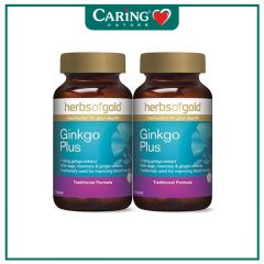 HERBS OF GOLD GINKGO PLUS TABLET 90S X 2