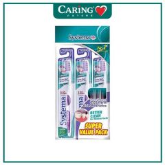 SYSTEMA TOOTHBRUSH SUPER VALUE PACK BI LEVEL 3S