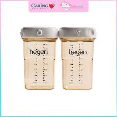 HEGEN PCTO PPSU BREAST MILK STORAGE FEEDING BOTTLE 240ML 2S