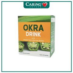 OKRA DRINK WITH GREEN TEA PLUS BARLEY GREEN 3G X 30S