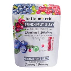 HELLO MARCH FRENCH FRUIT JELLY CRANBERRY & BLUEBERRY 50G
