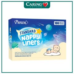 PUREEN NAPPY LINERS STANDARD 100S