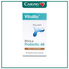 VITALITA BIFIDUS PROBIOTIC 6B VEGETABLE BASED CAPSULE 30S