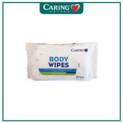 CARING BODY WIPES 30S