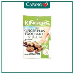 KINGERS GINGER PLUS FOOT PATCH 5G X 2S