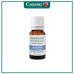 NATURAL ELEMENTS AROMATHERAPY LAVENDER PURE ESSENTIAL OIL 10ML