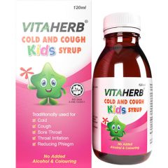 VITAHERB COLD AND COUGH KIDS SYRUP 120ML