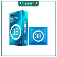CARING CARE 38 ULTIMATE RIBBED 12S