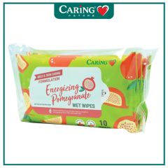 CARING WET WIPES POMEGRANATE 10SX3