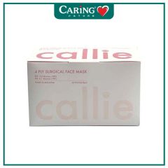 CALLIE ADULT 4PLY SURGICAL MASK PINK 50S