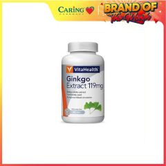 VITAHEALTH GINKGO EXTRACT 119MG 90S