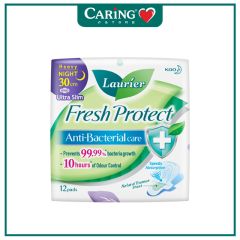 LAURIER FRESH PROTECT ANTI-BACTERIAL ULTRA SLIM 30CM WING 12S