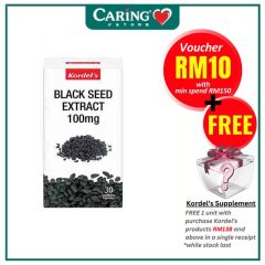 KORDELS BLACK SEED EXTRACT 100MG 30S