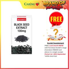 KORDELS BLACK SEED EXTRACT 100MG 30S