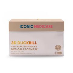 ICONIC 3D DUCKBILL 4PLY AD MAHOGANY ROSE&MORGANITE 20S