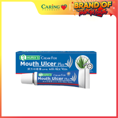 HURIX'S CREAM FOR MOUTH ULCER PLUS WITH ALOE VERA 5G