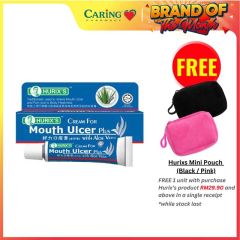 HURIX'S CREAM FOR MOUTH ULCER PLUS WITH ALOE VERA 5G