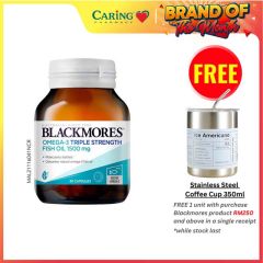 BLACKMORES OMEGA-3 TRIPLE STRENGTH FISH OIL 1500MG 30S