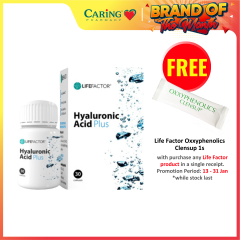 LIFE FACTOR HYALURONIC ACID PLUS 30S