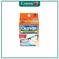 CLEARWIPE LENS CLEANER SOFT WIPES 20S