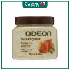 ODEON FACE & BODY SCRUB HONEY & OLIVE 300ML