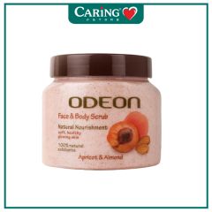 ODEON FACE & BODY SCRUB APRICOT & ALMOND 300ML