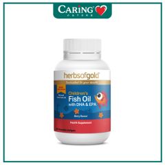 HERBS OF GOLD CHILD'S FISH OIL WITH DHA & EPA 30S