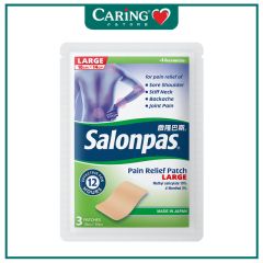 SALONPAS PAIN RELIEF PATCH LARGE 3S