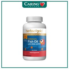 HERBS OF GOLD CHILD'S FISH OIL WITH DHA & EPA 60S