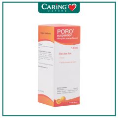 [EXP DATE: 06.2025] YSP PORO SUSPENSION 250MG/5ML ORANGE 100ML - GWP