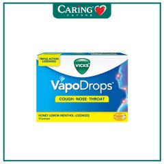 VICKS VAPODROPS HONEY LEMON 12S