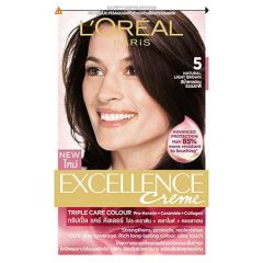 LOREAL EXCELLENCE CREME TRIPLE CARE HAIR COLOUR - 5 NATURAL LIGHT BROWN 1S